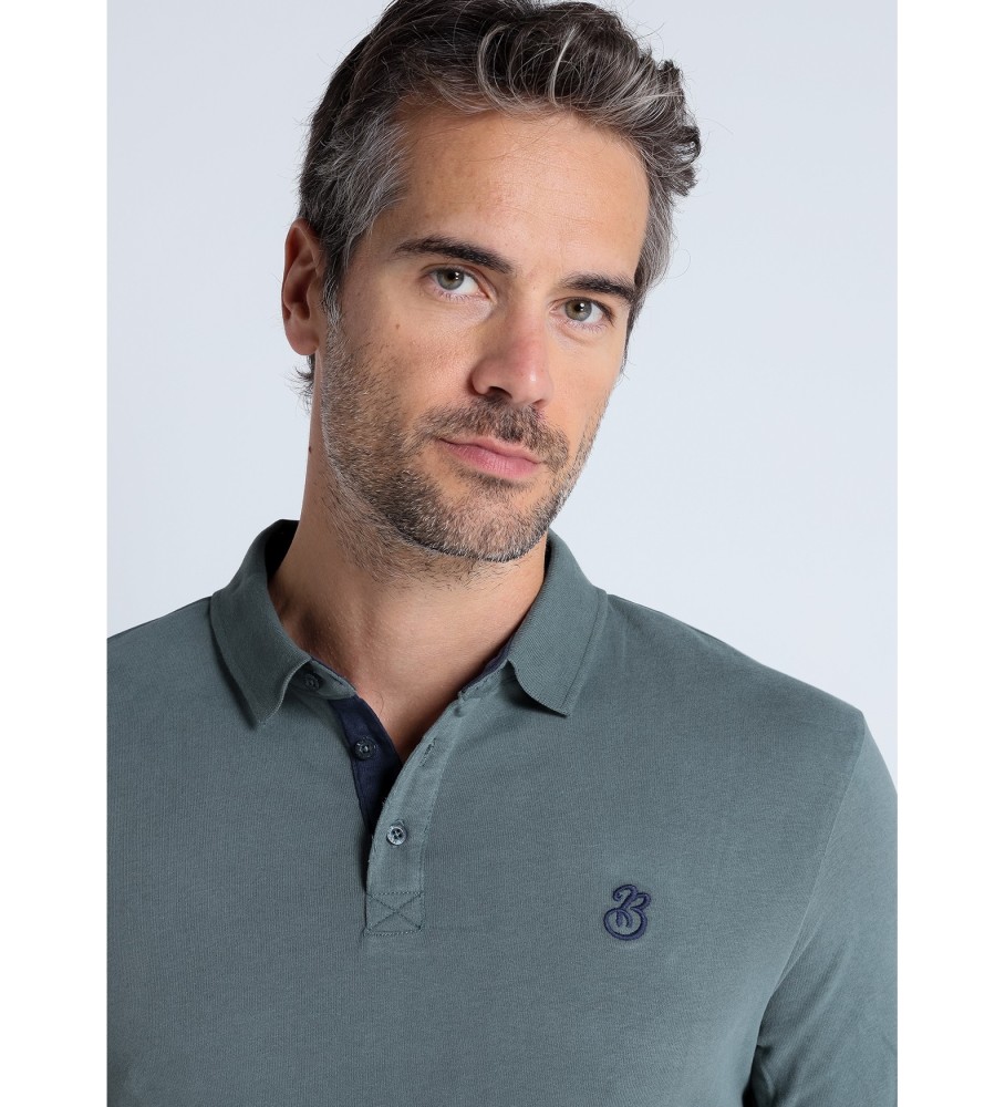 Camisa polo básica de manga comprida Bendorff