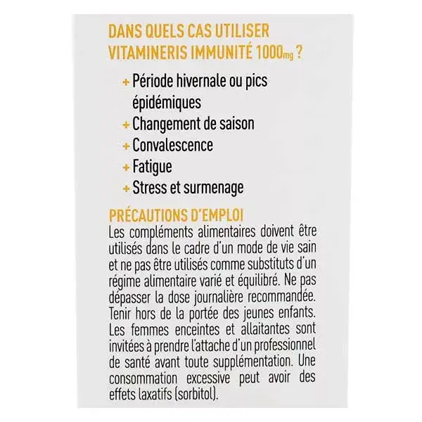Granions Vitamineris Immunity 1000mg 30 comprimidos efervescentes
