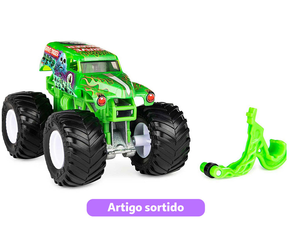 VEÍCULOS 1:64 MONSTER JAM MODELOS SORTIDOS