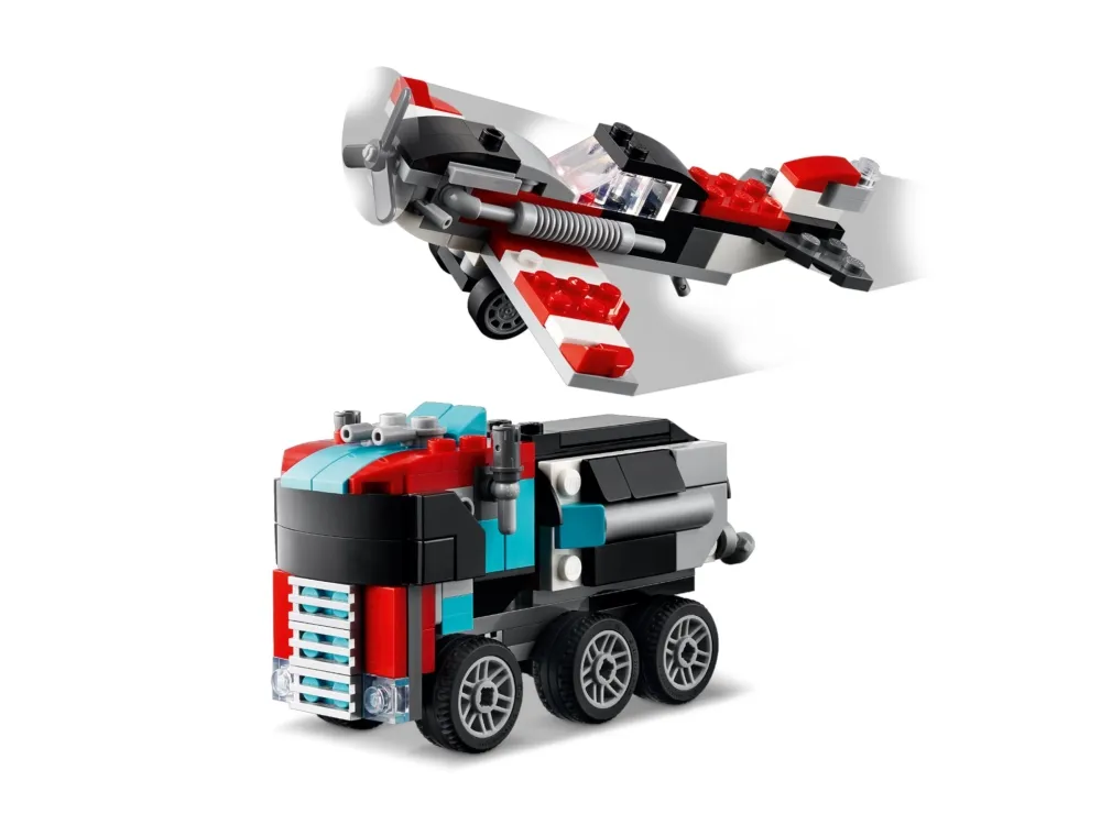 LEGO Creator 31146 Blokvogn med helikopter