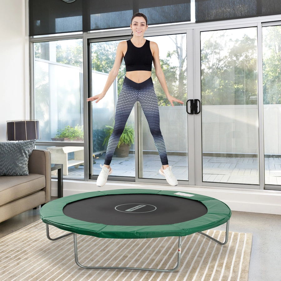HOMCOM Randabdeckung für Trampolins grün