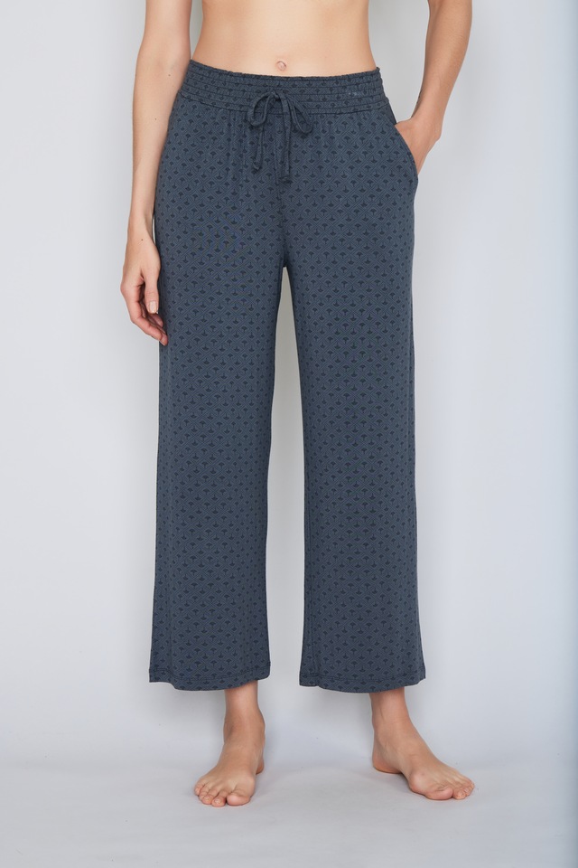 JOOP! 7/8-Hose »Luxe«  Cornflower-Design, Tunnelzugbund, Eingrifftaschen