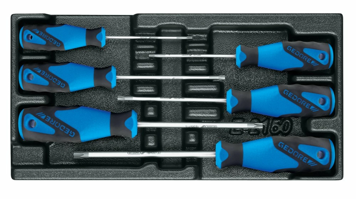 Gedore 1500 ES-2163 TXB 3-C schroevendraaier-set in 1/3 gereedschapsmodule