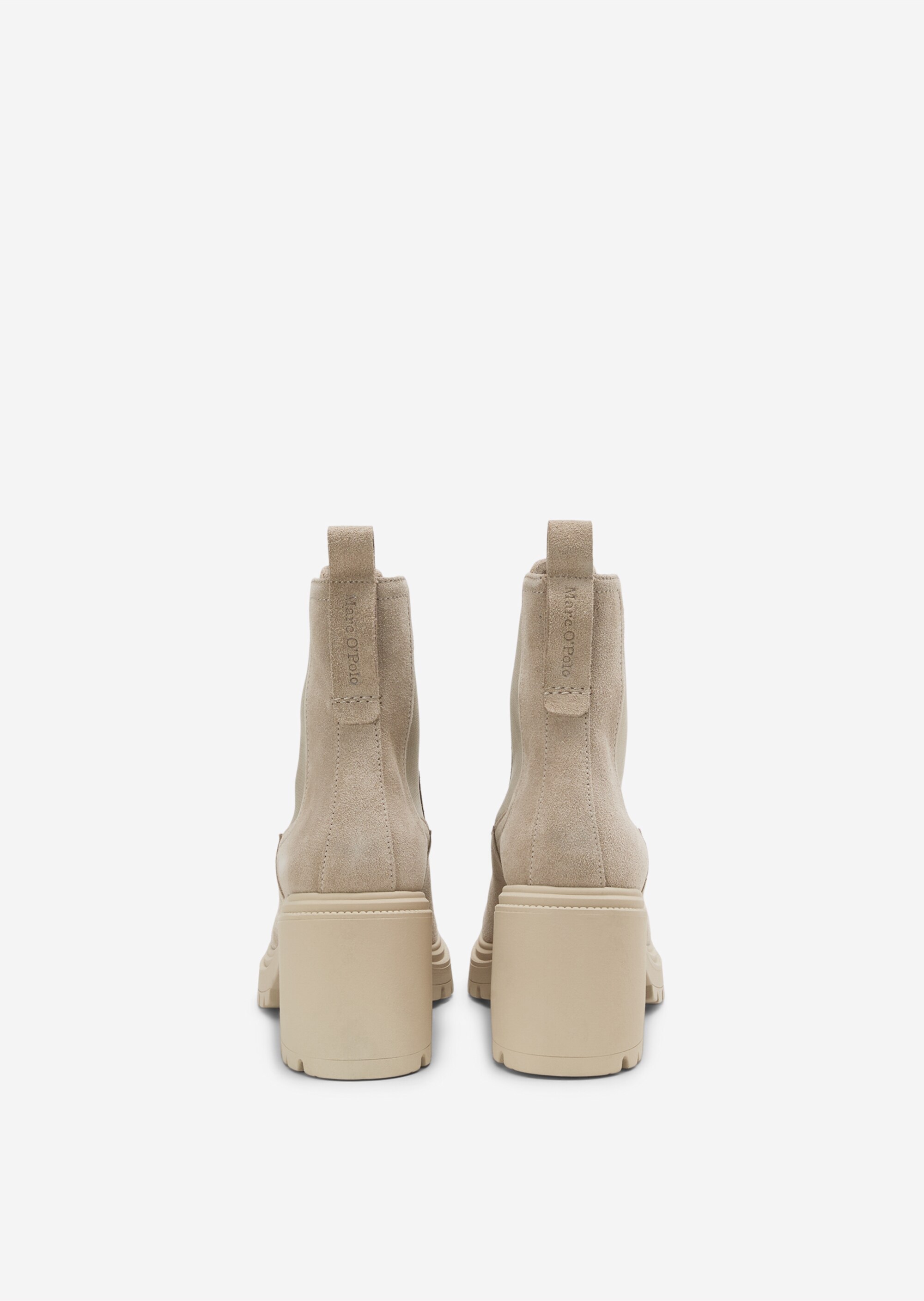 Chelsea-Boot aus Velours-Rindleder