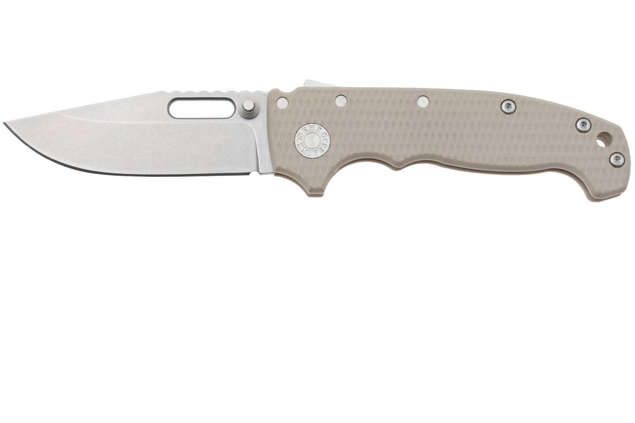 Demko Knives MG AD20S Shark-Lock, MagnaCut Clip Point MGAD20S-MAG-PT-G10 Tan G10, zakmes