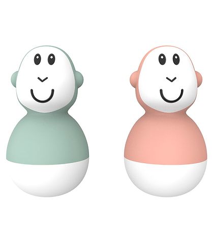 Matchstick Monkey Bådeleget?j - Wobblers - Green/pink