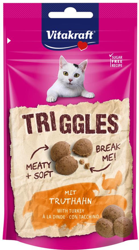 Vitakraft kattensnack Triggles kalkoen 40 g