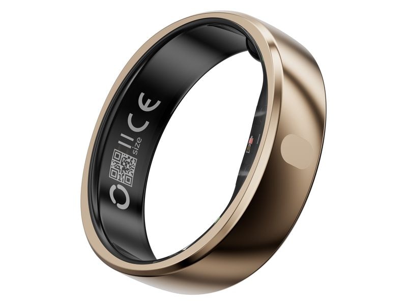 RingConn Smart Ring Gen 2 Air Grösse 9 Gold Ultradünner Smart Ring mit umfassender Gesundheitsüberwachung