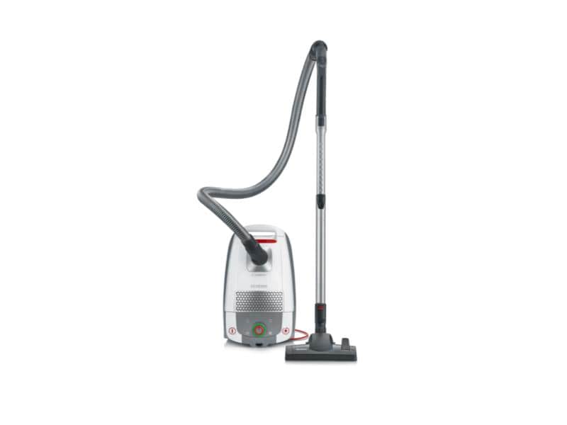 Severin Bodenstaubsauger BC 7047 Grau/Weiss Staubsauger mit Beutel
