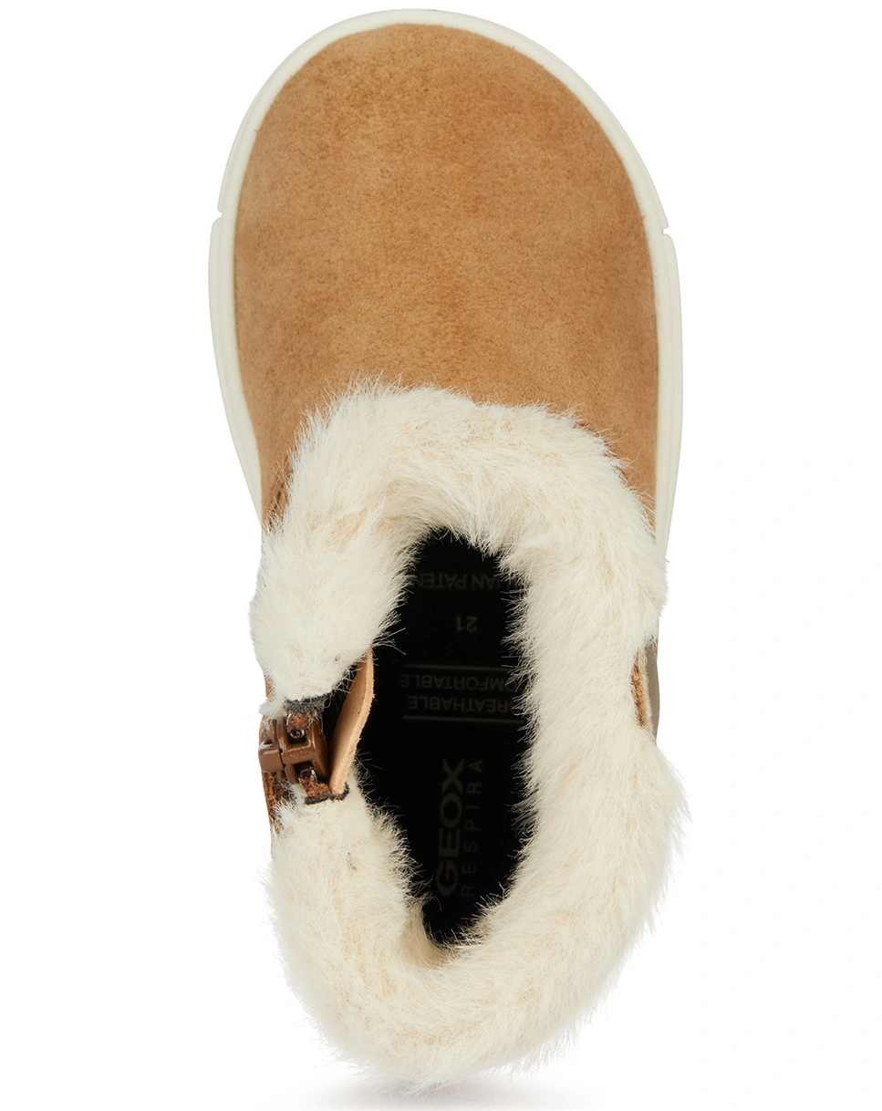 Stiefelette TROTTOLA gefüttert in whisky/black