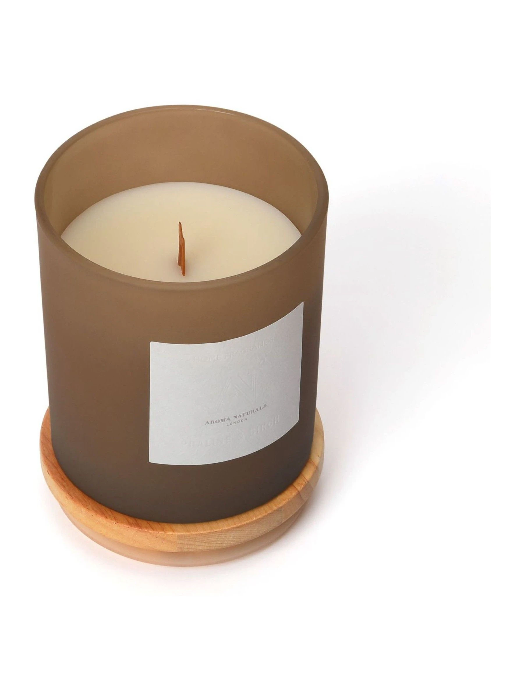 Aroma Naturals Frosted Praline & Birch Candle