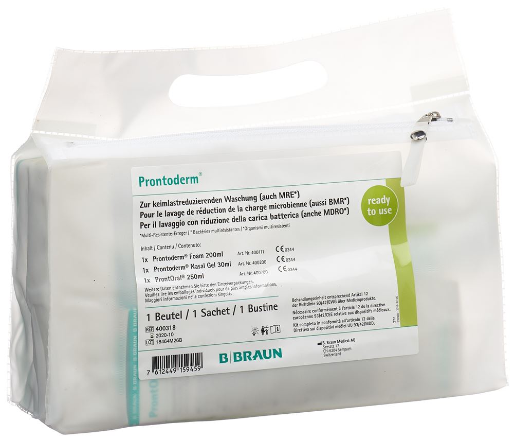 PRONTODERM Zur keimlastreduzierenden Waschung<br>1 Stück, Beutel, flüssig