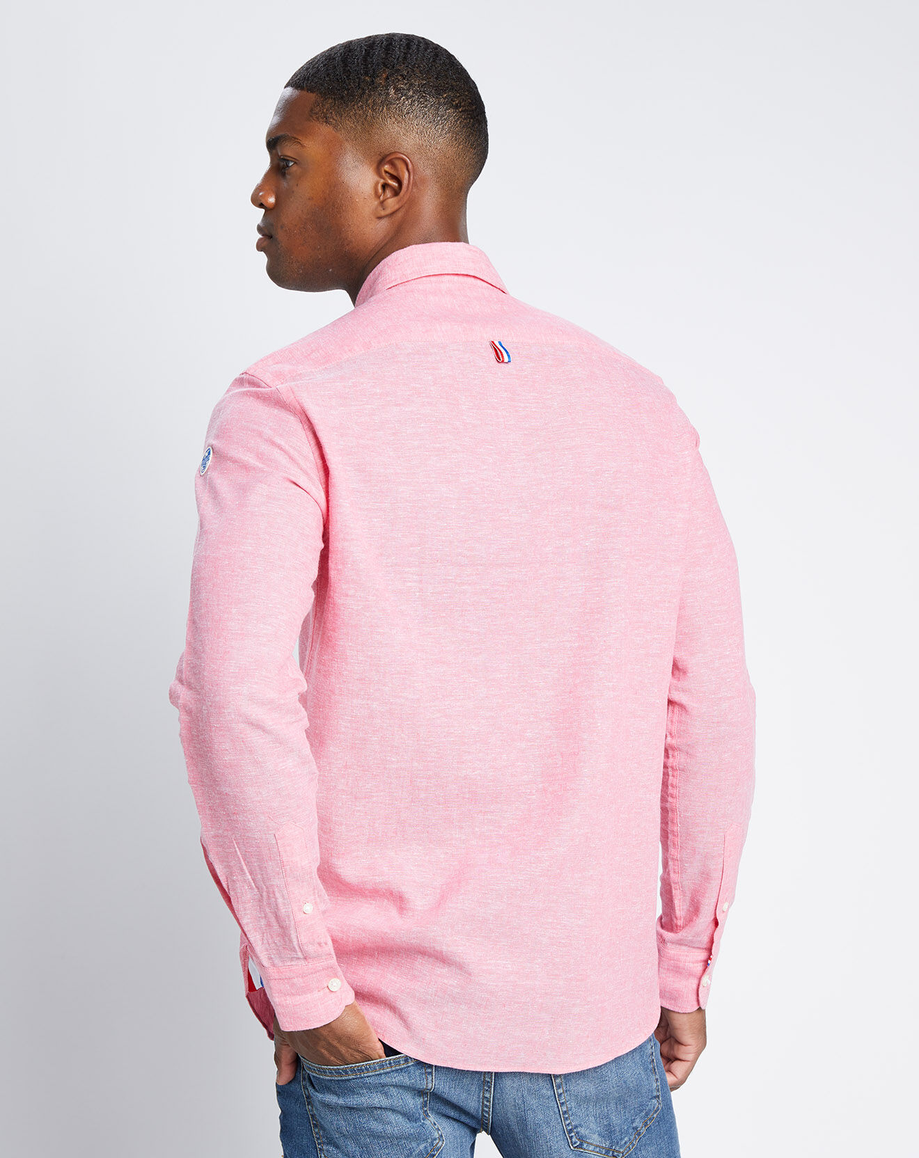 North Sails Chemise en Coton & Lin Les Voiles de Saint-Tropez rose
