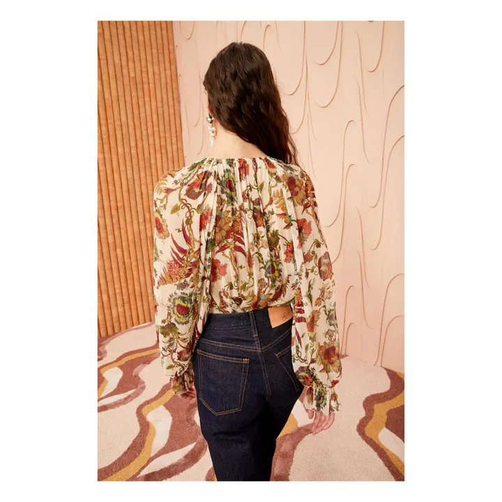 Ulla Johnson Blouse Bernadette Soie | Rose pâle
