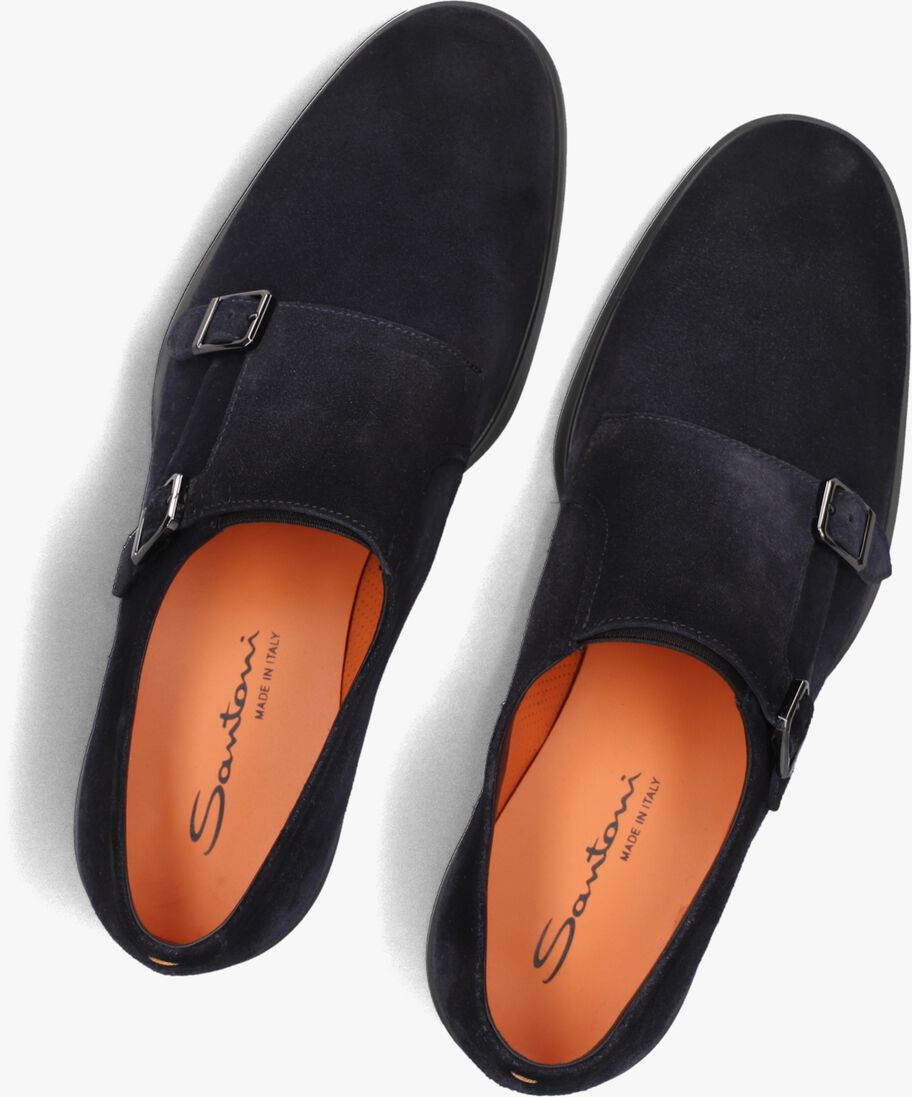 blauwe santoni nette schoenen sue 2gespschoen