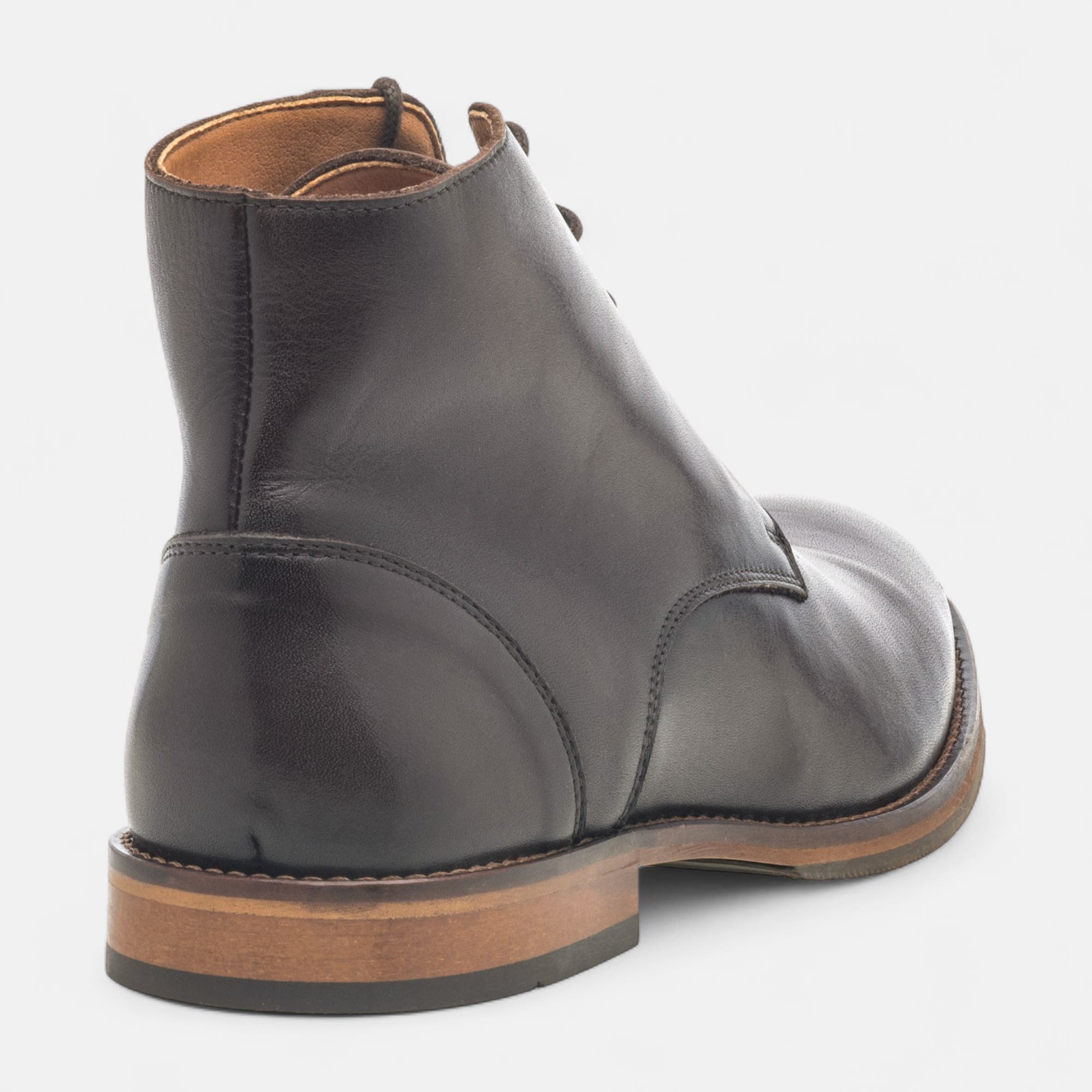 Bottines habillées Homme en cuir marron