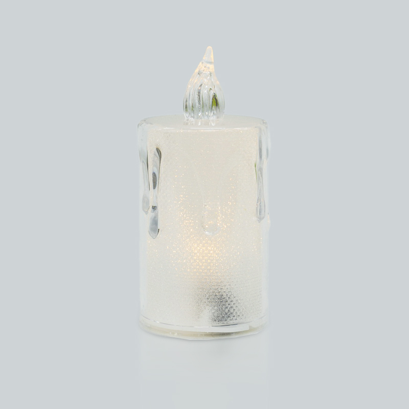 Bougie led transparente