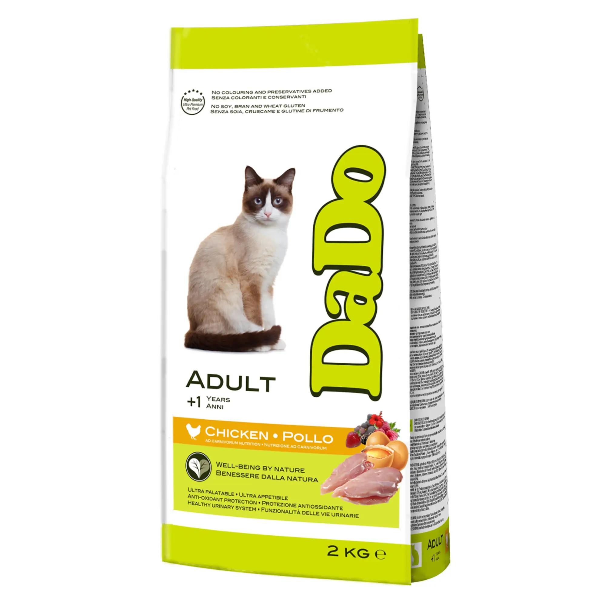Croquettes pour chats adultes poulet 400g