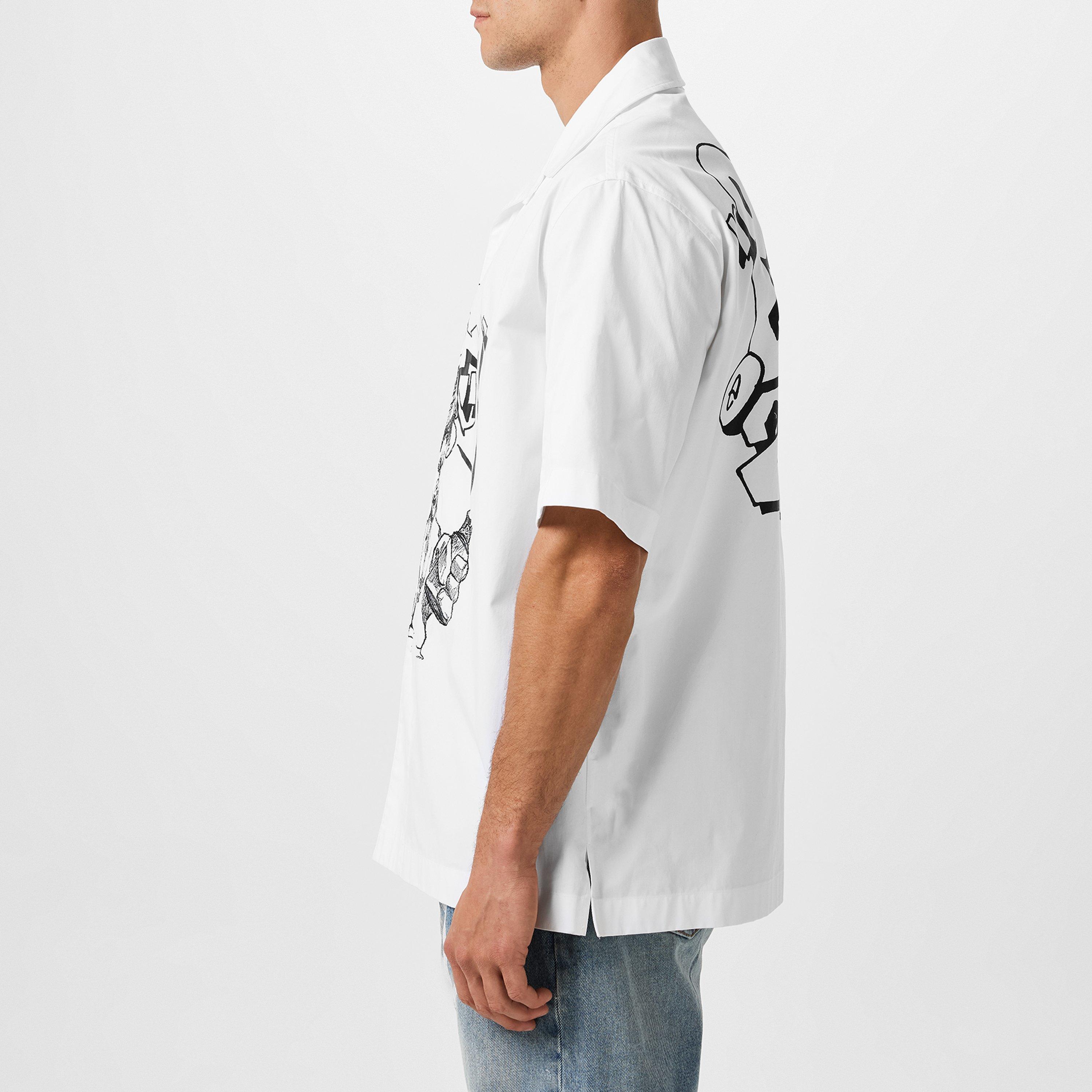 Off White Graphic Print T Shirts