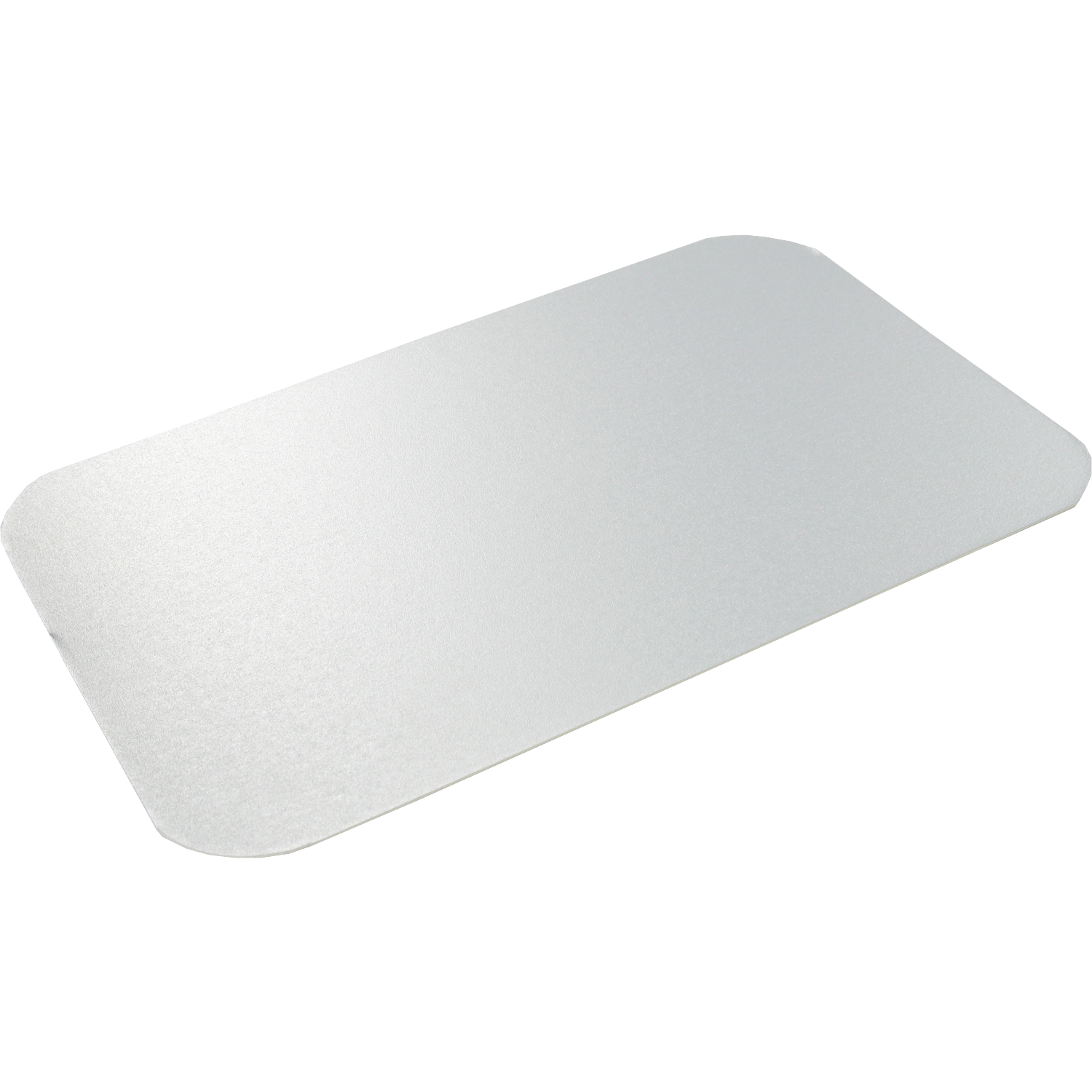 Deksel, Aluminium, rechthoekig, zilver