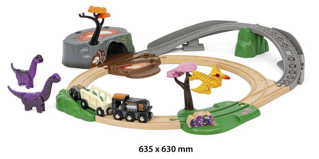 BRIO Spiel Dinosaurier Abenteuer-Set