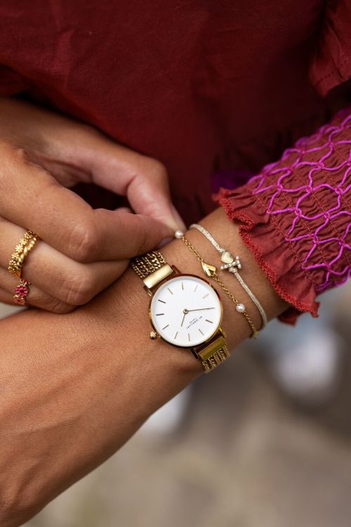 Horloge met losse schakelkettingen