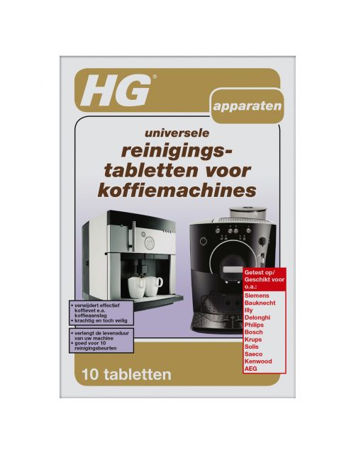 Hg Reinigingstabletten Koffiemachines - Schoonmaakmiddelen - 1 stuks