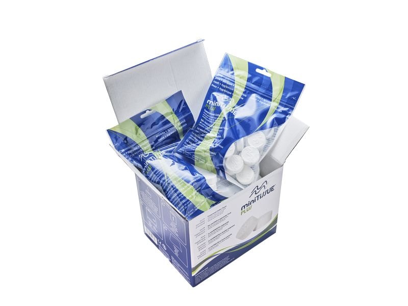 miniTiSSUE Erfrischungstücher BoxBC200 Plus 10 x 20 Stück Feuchttücher für Hände und Gesicht