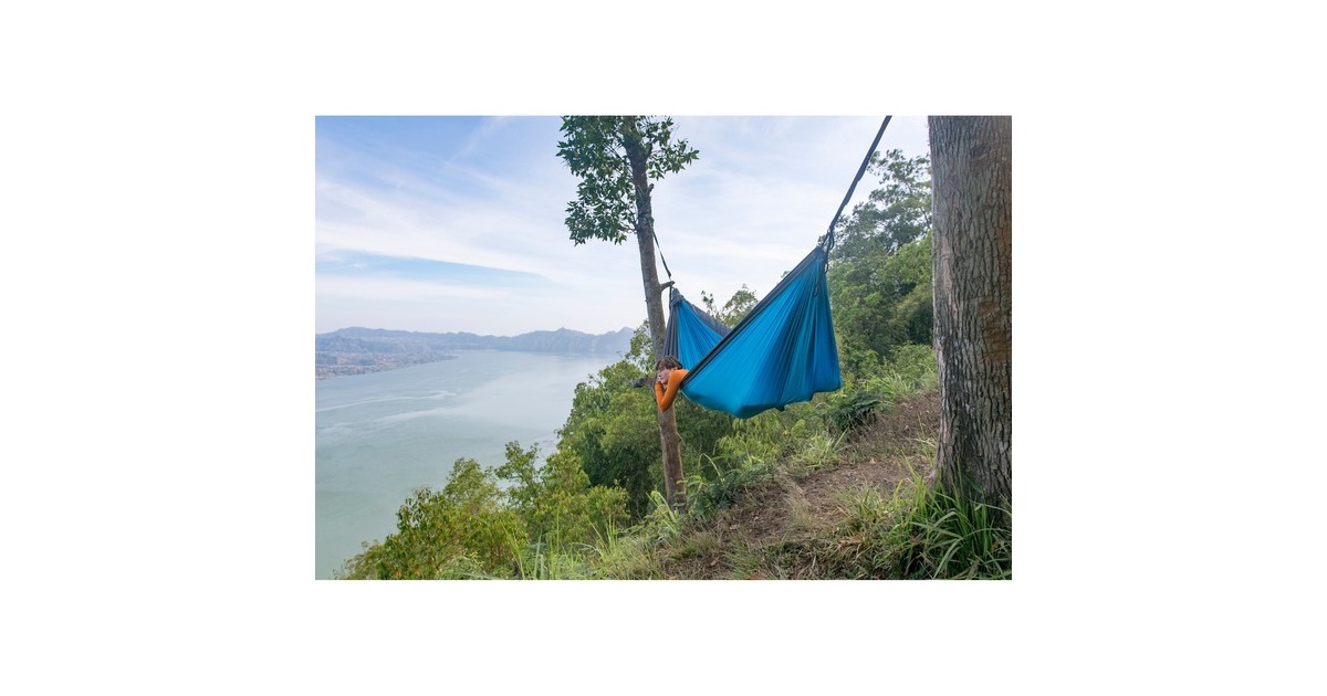 Ticket to the MoonOriginal hangmat Aqua / Dark Grey  (Blauw/donkergrijs, TMO1503)