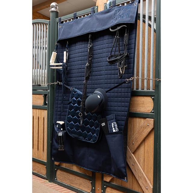 Stalgordijn Eskadron Quilt Lang Donkerblauw