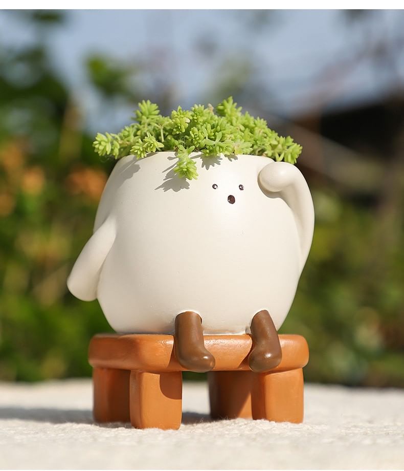 Coolkiss - Cartoon Mini Tuinpot Ornament (Diverse Ontwerpen)