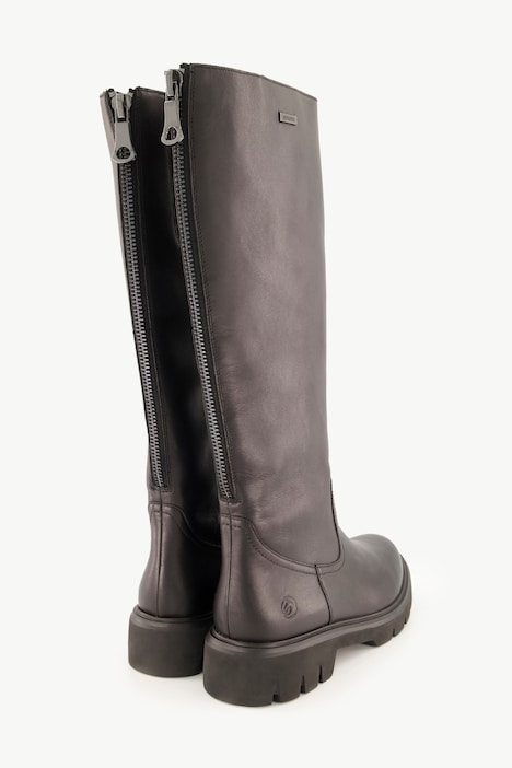 Remonte Lederstiefel, Zipper, Lammwollfutter, Weite G