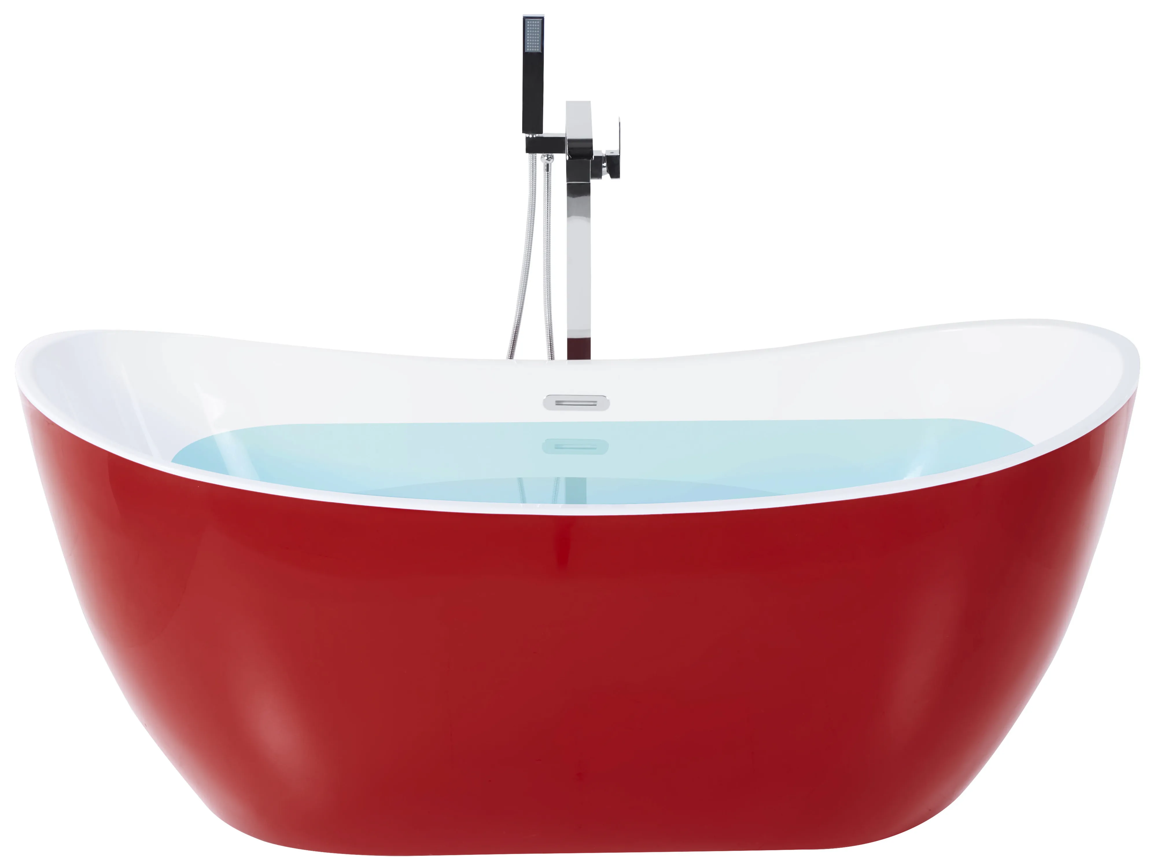 Vrijstaand bad ANTIGUA 170 x 77 cm Rood