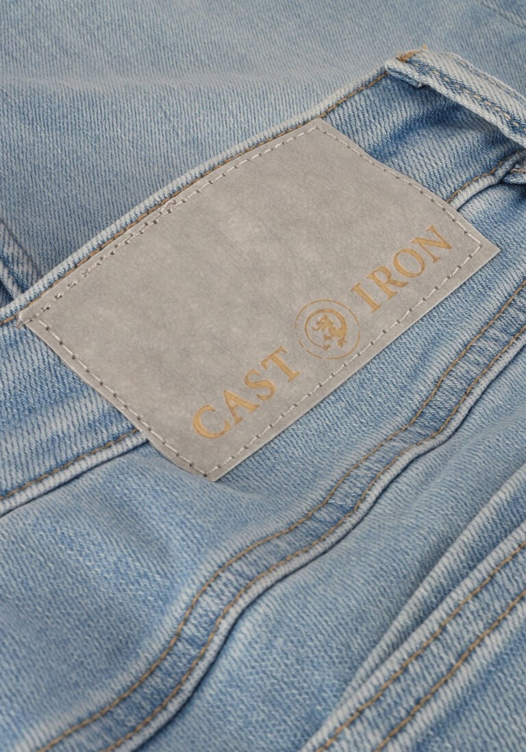 CAST IRON lichtblauwe cast iron slim fit jeans shiftback tapered sbs