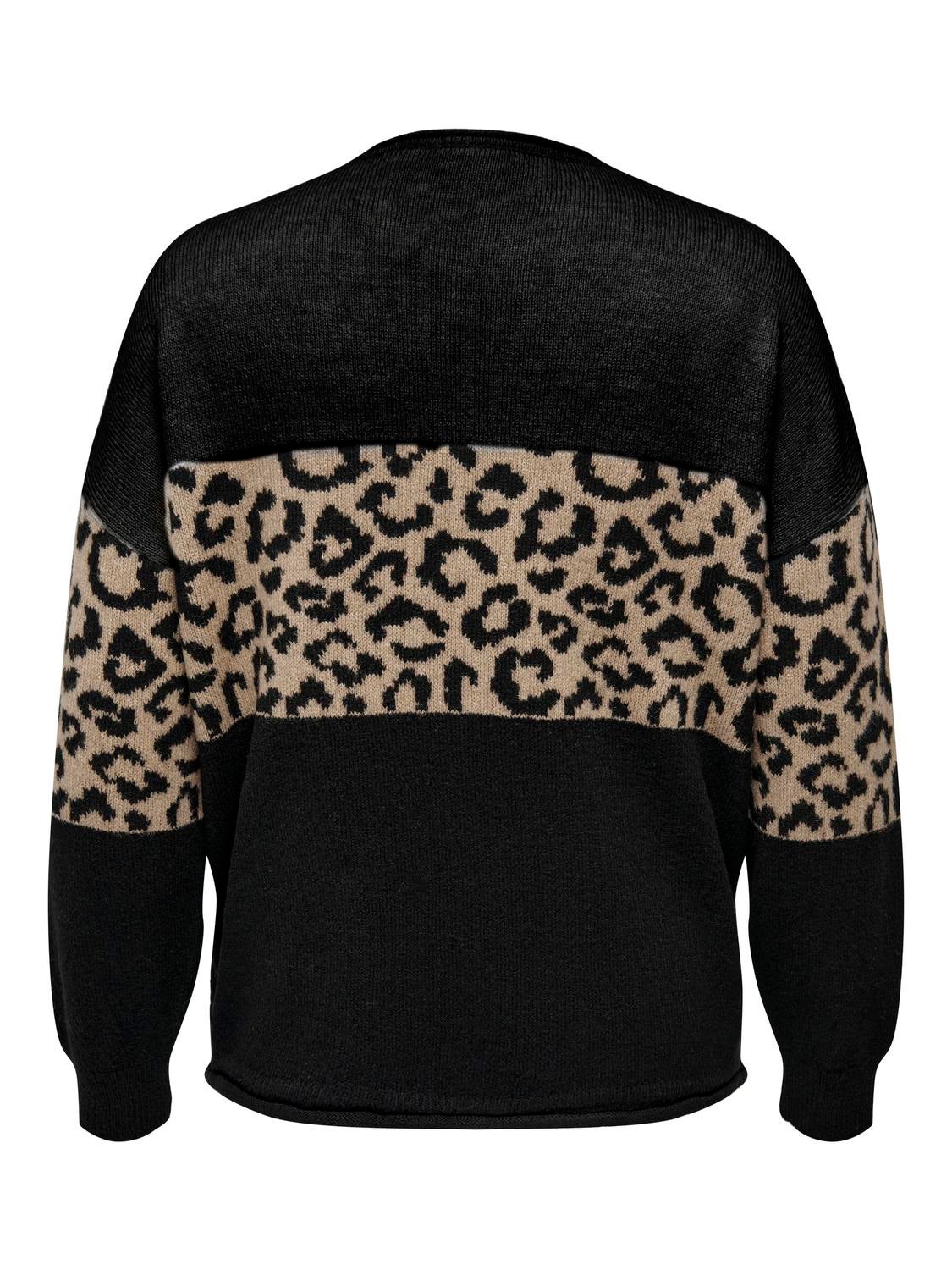 CARJADE Strickpullover Black