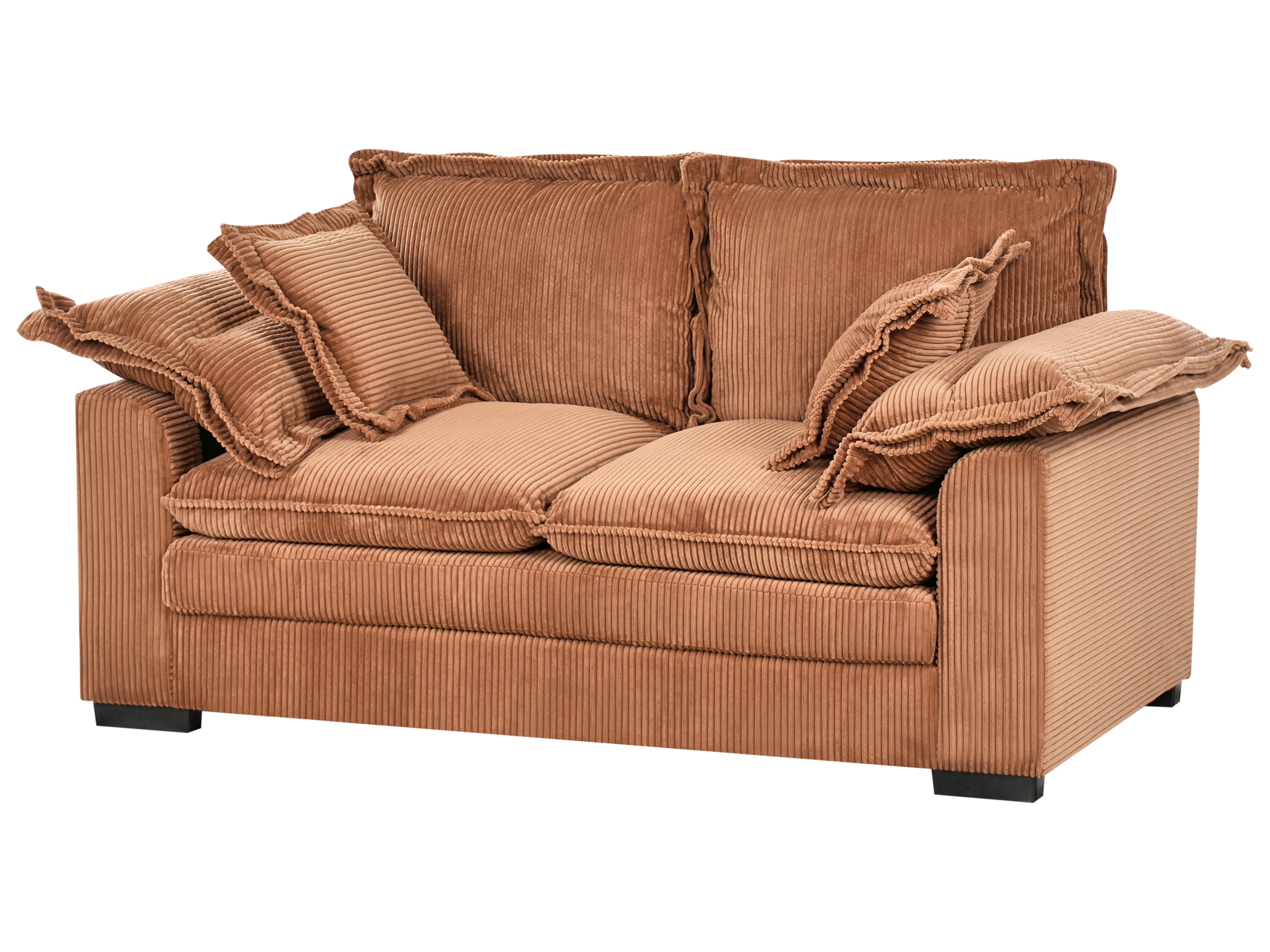 Bank 2-zits TIRRO Corduroy Bruin