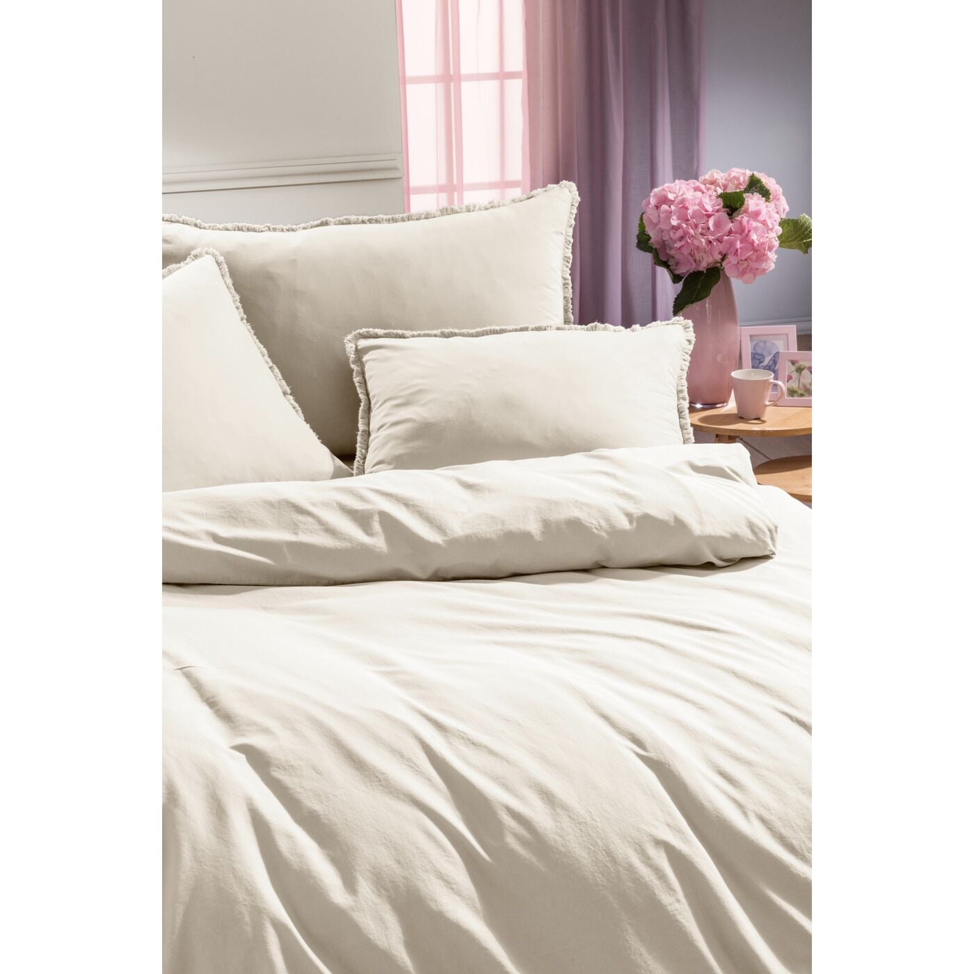 Home FashionRenforce Bettwäsche «Belle frange»