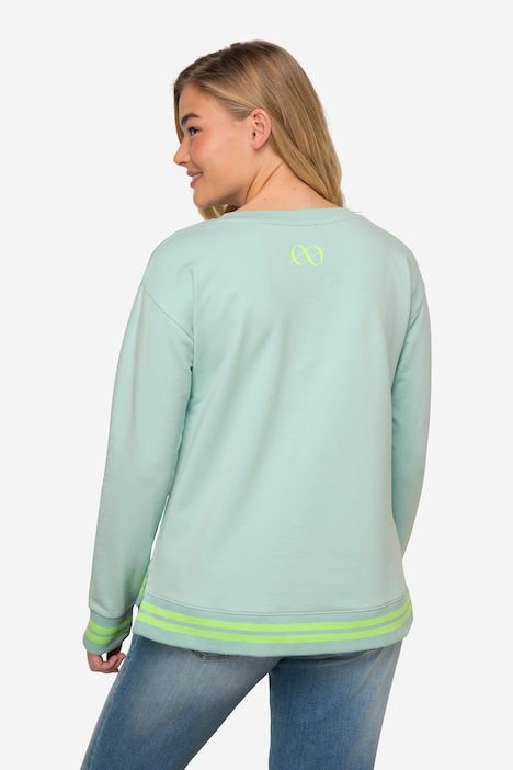 Sweatshirt, oversized, Schriftzug, Langarm