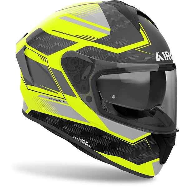 Airoh - Casque Spark 2 Zenith Jaune / Noir / Gris / Mat