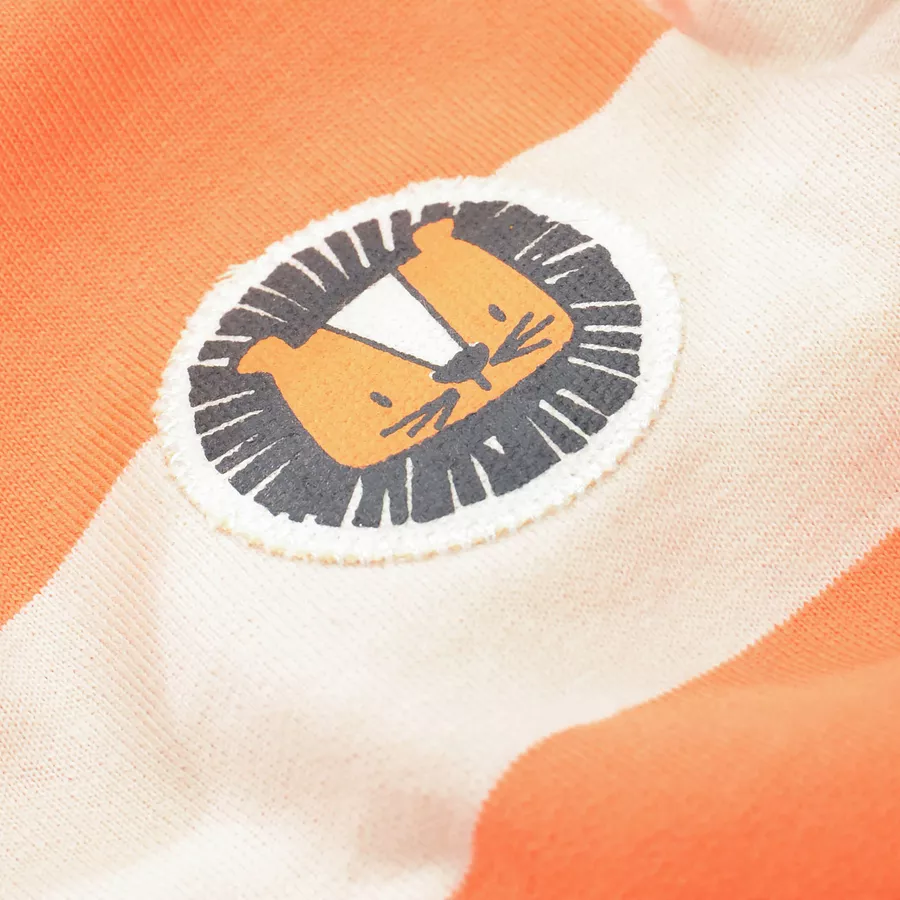 Staccato Sweatshirt orange gestreift