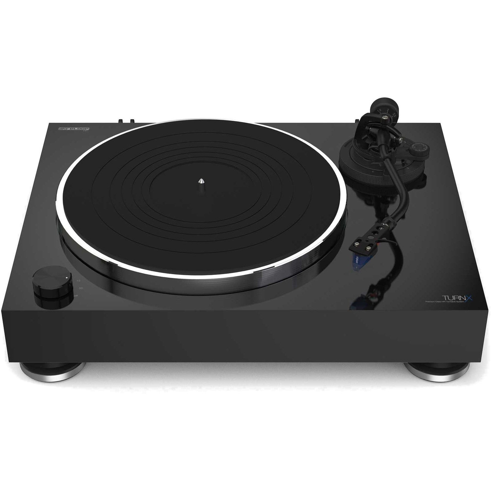Reloop Turn X HiFi platenspeler met Ortofon 2M Blue cartridge