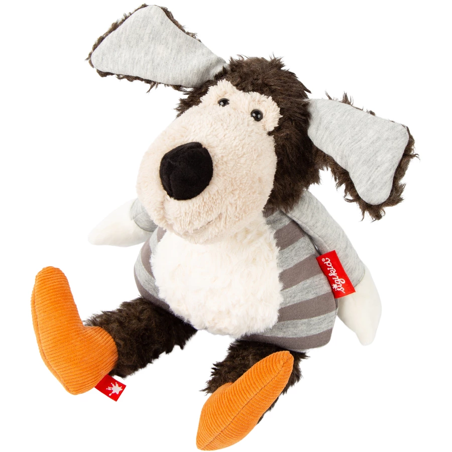 sigikid® Kuscheltier Hund Swetty Yellow braungrau