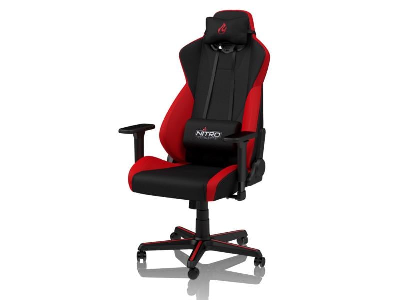 Nitro Concepts Gaming-Stuhl S300 Rot Besonders bequemer Computersessel