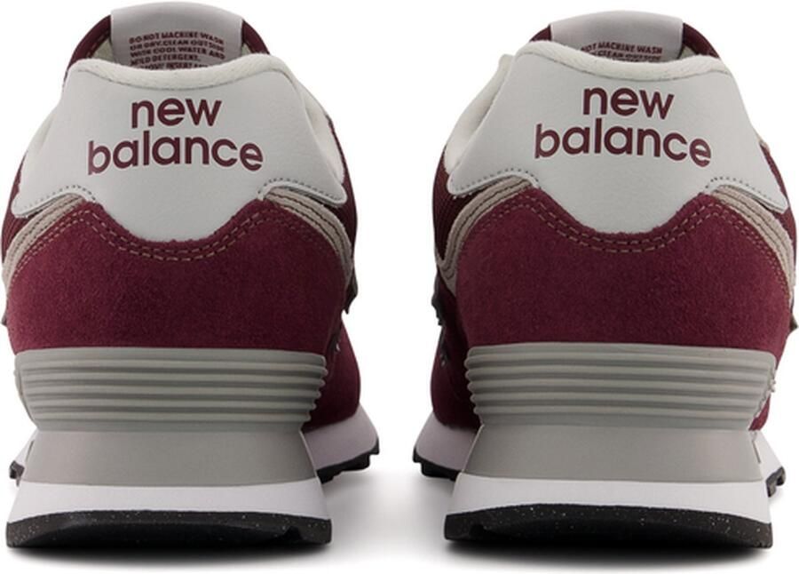 New balance Sneakers laag '574' poederroze robijnrood wit