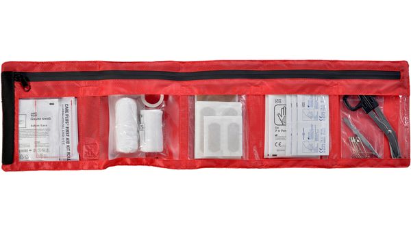 FIRST AID KIT ROLL-OUT, 1. Hilfe Set  rot