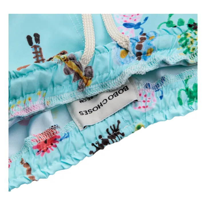 Bobo Choses Short de Bain Matière Recyclée Bêbêtes | Bleu
