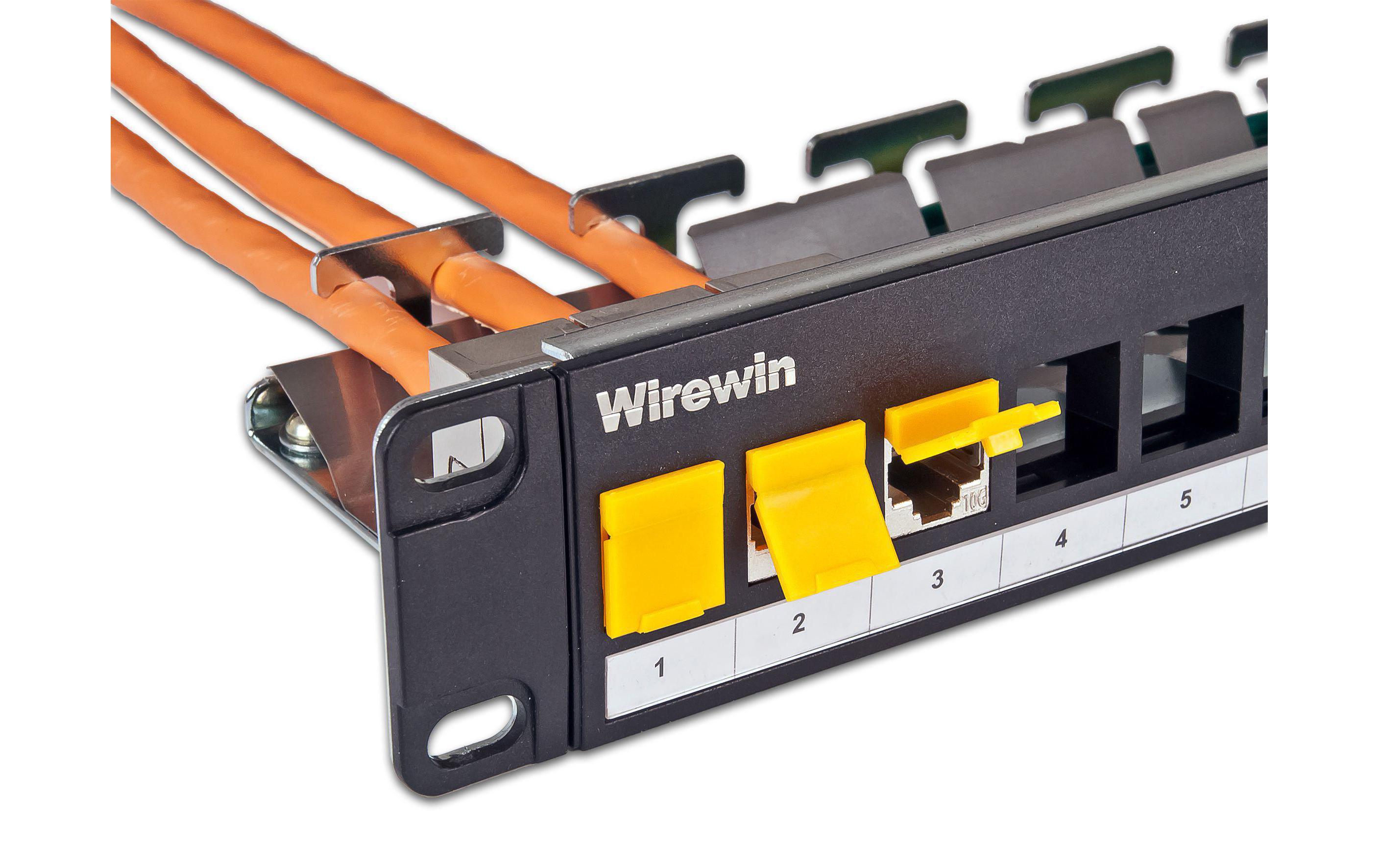Keystone-Modul Cat.6A STP EA 48 Stück<br>Cat.6A 10Gbps Keystone Modul zum Netzwerkkabelanschluss - 48 Stück