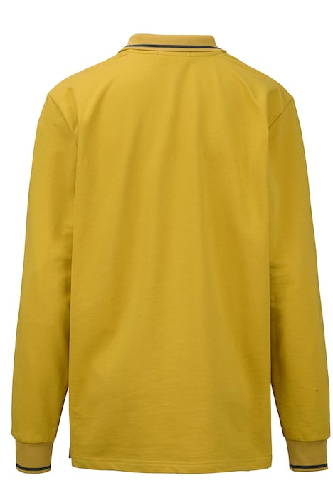 John F. Gee Sweatshirt, Troyerkragen, Streifen, bis 72/74