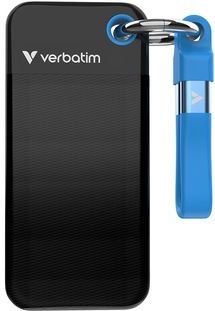 Verbatim - Pocket SSD - USB 3.2 Gen 2 - Zwart - 58 gram - 10 Gbps