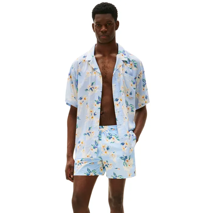 Tommy Hilfiger Flower Print Bowling Overhemd Heren